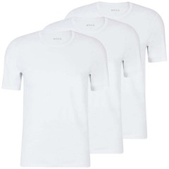 BOSS Mens T-Shirts Crew Neck Shirt Short Sleeve Choice of Colour Pure Cotton 3 Pack