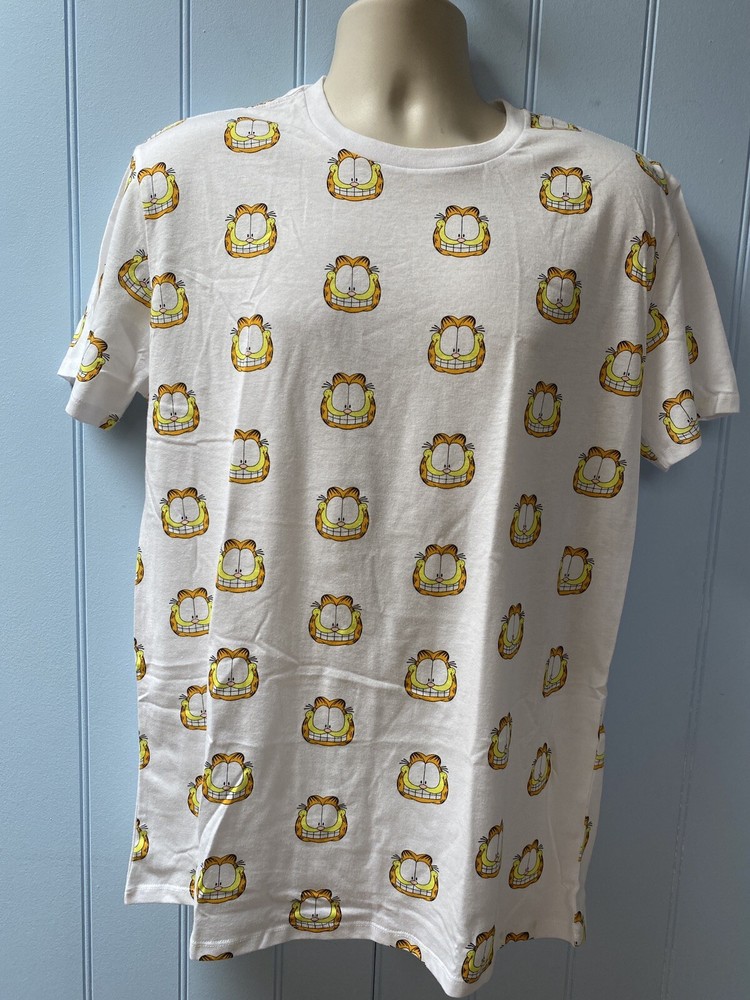 Garfield C-Life Group Short Sleeve Men’s Garfield Print Graphic T-shirt Size L
