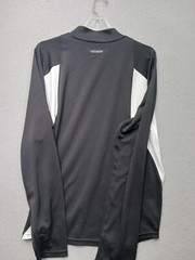 New Balance Men’s Athletic Shirt Size L Black White Colorblock Long Sleeve 3479