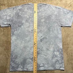 The Mountain Jesus Crown of Thorns T Shirt Mens L Gray Tie Dye Graphic Y2K Tee