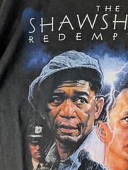 The Shawshank Redemption T-shirt size XL movie promo 2-sided faded