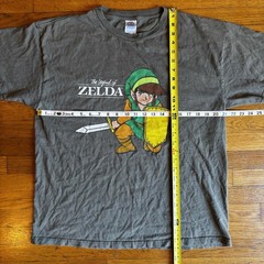 Vintage Zelda Link Delta Tag Size L