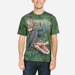 Alligator Gator Parade Crocodile Reptile Swamp Green The Mountain Shirt S-5X