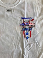 NHRA 2021 DODGE SRT US Nats Indy (158) 100% Cotton T-shirt. **PLUS** FREE **HAT!