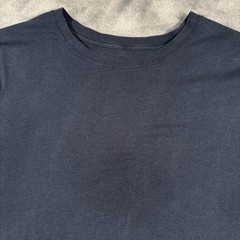 Vuori Shirt Men Medium Blue Tuvalu Lightweight Training Stretch Pima Cotton V101