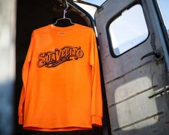 Men’s Suavecito OG Safety Orange Long Sleeve Shirt (S M L XL 2XL 3XL 4XL 5XL)