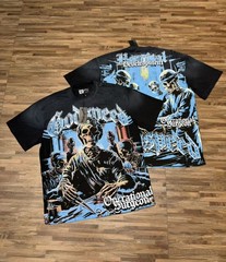 2026 Summer Godspeed Skeleton surgeon printing Tee Mens Cotton T-shirt