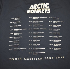 Arctic Monkeys North American Tour 2023 Mens Black Shirt New Medium