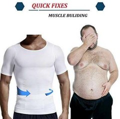Men’s Slimming Body Shaper Vest Abs Abdomen Compression Shirt Workout Tank Top