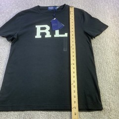 Polo Ralph Lauren Mens Custom Slim Fit Graphic RL T-Shirt Black Size M NWT