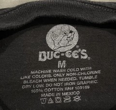 Buc-ee’s Black Long Sleeve Playing Card Graphic Tee King of Hearts Medium. New