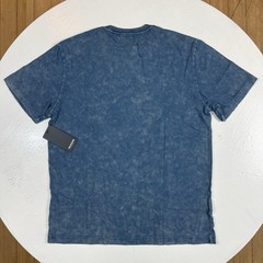 True Religion Buddha Men’s XL T Shirt Blue Mineral Wash Distressed Short Sleeve