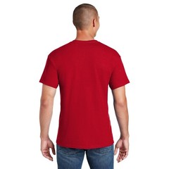 Gildan Adult 8000 Dry Blend 50/50 Blend Red Crew Neck SS Tshirt New
