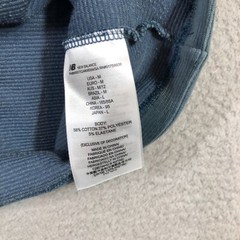new balance corduroy T shirt mens L teal blue transitions its ok