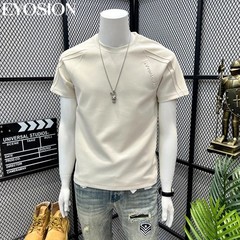 Premium Men’s Cotton Short Sleeve Slim Fit Casual Crew Neck Fashion T-Shirt