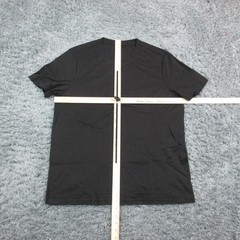 TexTale Shirt Mens XL Black Soft Cotton Modal Crewneck Tagless Basic Tee NWOT