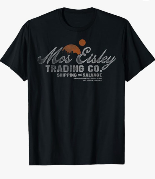 Space Port Trading Co T-Shirt Desert Planet Retro Travel Gift Graphic Tee