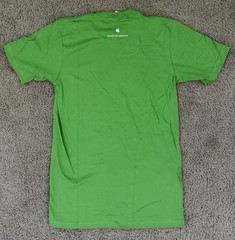 Apple Store Employee Apple Camp Green T-Shirt S 2009-2010 New Rare