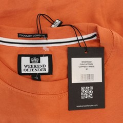 A3 New WEEKEND OFFENDER T-Shirt Casual Orange/Copper Fun Factory Size M