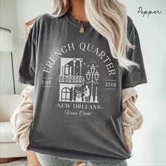 French Quarter Tee Shirt |New Orleans Louisiana Travel Souvenir |COMFORT COLORS®