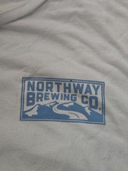 DISTRICT Northway Brewing Co Blue Size Med T Shirt Perfect Day Pilsner 100% Ctn