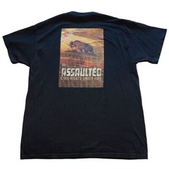 CREW Dead Patriot Films Assaulted Cilvil Rights Under Fire Black XL T Shirt Guns