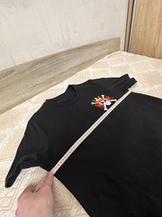 One Piece x Burger King Flame Grilling T Shirt Anime Japan Mens Size L Black
