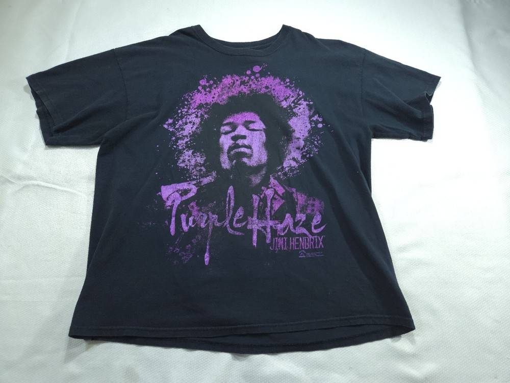 Zion Rootswear Shirt Mens XL 1X Jimi Hendrix Purple Haze Band Tour Vintage Y2K