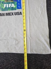 FIFA WORLD CUP 2026 Official Licensed T-Shirt NWT Soccer Gray USA CAN MEXICO