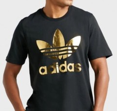NEW MEN’S ADIDAS ORIGINALS GOLD TREFOIL SHIRT ~SIZE SMALL #JD0945