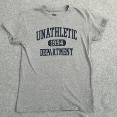 Brisco Brands T-Shirt Men’s Small Gray Unathletic Department Graphic Tee Crew
