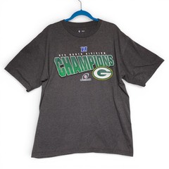 Vintage NFL Team Apparel Green Bay Packers NFC North Champions T-Shirt Men’s XL