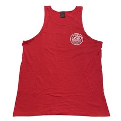Obey Worldwide Quality Dissent Small Chest Graphic Tank Top Size L (Retail $35)