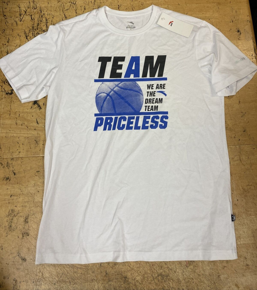 PARSONS ANTA BASKETBALL We Are The Dream Team SHIRT white 4XL ASIAN size XL USA