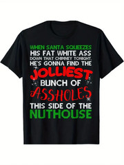 Christmas Vacation Quote Shirt Funny Holiday Humor Tee Jolliest Bunch Design
