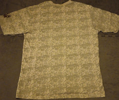 3XL Request Lightweight Textured Felt Skull Graphic Affliction Style T Shirt
