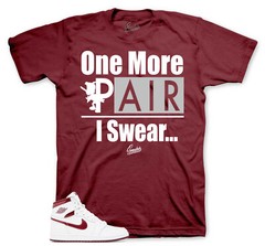 Sneaker Tees To Match Jordan 1 Metallic Burgundy Shoes – One More Pair Shirt