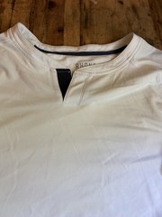 Rhone Men’s Delta Pique Notch Neck Tee T Shirt GoldFusion Anti-Odor Men XL
