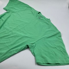 John Ashford T-Shirt – Solid Green Short Sleeve Cotton L Tee – Mens Large EUC