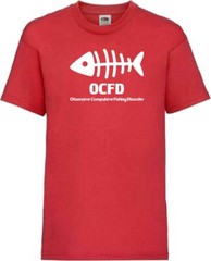Fishing OCFD Fishing Disorder Humour Novelty T Shirt Various Colours And Sizes