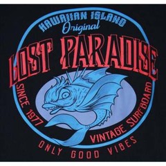 ESPIONAGE NAVY LOST PARADISE PRINT T329 TEE SHIRT 2XL3XL4XL5XL6XL7XL8XL