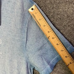 NEW Silver Jeans co Mens Blue Heathered Brand Logo T Shirt SZ M