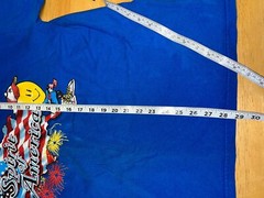 Vintage Walmart Shirt The Spirit Of America Smiley Graphic Blue Tee Gildan XL