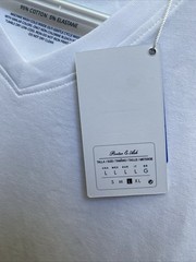 NEW Porter & Ash Men’s Large White Performance Tee V-Neck T-Shirt NWT