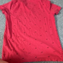 Hollister Must-Have Collection Red Logo Crew Neck Short Sleeve Cotton Tee XS
