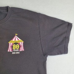 ULM Homecoming 2011 Shirt Mens M Black Uni Louisiana Monroe Circus 80 Years