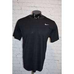 Nike Dri-FIT Gym Shirt Mens XL Black Workout Swoosh Performance Tee Polyester