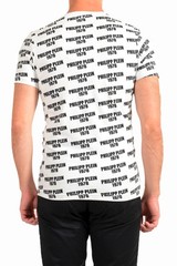 Philipp Plein Men’s White Short Sleeve Logo Print Crewneck T-Shirt US 2XL IT 56