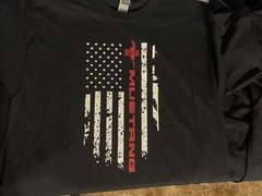 Mustang Flag Shirt for Men 5.0 GT 500 196 550 Muscle Car Gift Enthusiast Graphic