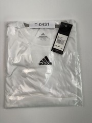 Adidas Men Short Sleeve Crew Neck The Go To Performance Tee White XL NWT